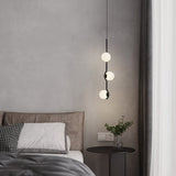 Evara Cedar Glass Pendant Light, detail view 22