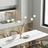 Evara Cedar Glass Pendant Light, detail view 2