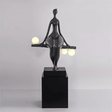 Flora Sky Metal Floor Lamp, detail view 9