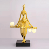 Flora Sky Metal Floor Lamp, detail view 6