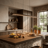 Dalia Stone Wood Pendant Light, detail view 7