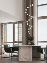 Cora Frost Crystal Pendant Light, detail view 11