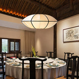Vale Willow Fabric Pendant Light, detail view 14