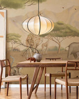 Vale Willow Fabric Pendant Light, detail view 6