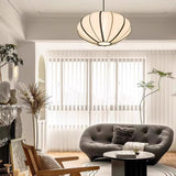 Vale Willow Fabric Pendant Light, detail view 20
