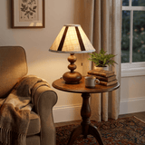 Zella Noir Wood Table Lamp, detail view 6