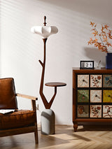 Oriel Arc Wood Floor Lamp, detail view 5