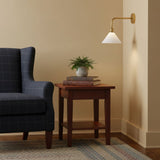 Galen Quartz Brass Wall Light, detail view 7