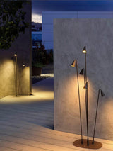 Vian Rain Aluminum Floor Lamp, detail view 5