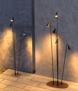 Vian Rain Aluminum Floor Lamp, detail view 6