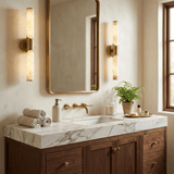 Alden Haven Alabaster Wall Light, detail view 9