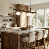 Briar Halo Glass Pendant Light, detail view 6
