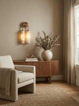 Galen Rain Alabaster Wall Light, detail view 3
