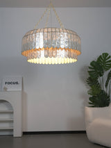 Vela Winter Metal Chandelier, detail view 16