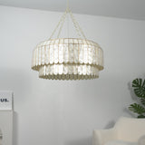 Vela Winter Metal Chandelier, detail view 8
