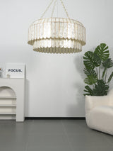 Vela Winter Metal Chandelier, detail view 17