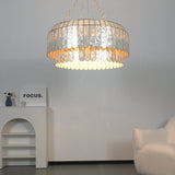 Vela Winter Metal Chandelier, detail view 6