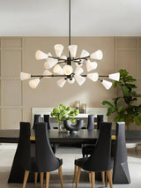 Flora Veil Glass Chandelier, detail view 7