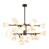 Flora Veil Glass Chandelier, detail view 9