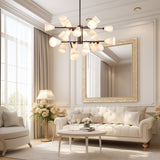 Flora Veil Glass Chandelier, detail view 12