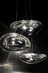 Mira Glow Glass Chandelier, detail view 15