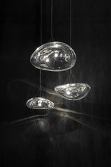 Mira Glow Glass Chandelier, detail view 22