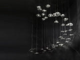 Mira Glow Glass Chandelier, detail view 16