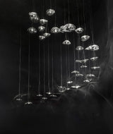 Mira Glow Glass Chandelier, detail view 17