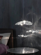 Mira Glow Glass Chandelier, detail view 3