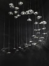 Mira Glow Glass Chandelier, detail view 21