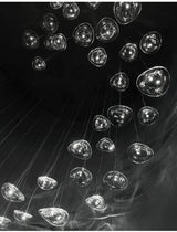 Mira Glow Glass Chandelier, detail view 10