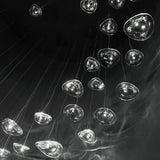 Mira Glow Glass Chandelier, detail view 13