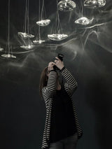 Mira Glow Glass Chandelier, detail view 14