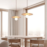 Rhea Echo Travertine Pendant Light, detail view 4