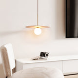 Rhea Echo Travertine Pendant Light, detail view 3