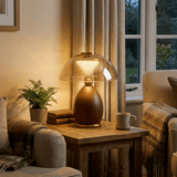 Vera Meadow Glass Table Lamp, detail view 3