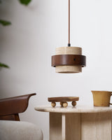 Faron Silva Travertine Pendant Light, detail view 36