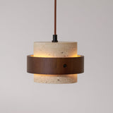 Faron Silva Travertine Pendant Light, detail view 7