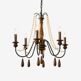 Yara Dune Wood Chandelier by Maison Velume