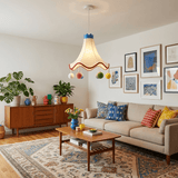 Luma Sky Fabric Pendant Light, detail view 7