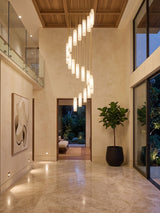Niven Morrow Alabaster Chandelier, detail view 8