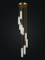 Niven Morrow Alabaster Chandelier, detail view 26