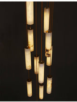 Niven Morrow Alabaster Chandelier, detail view 16