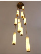 Niven Morrow Alabaster Chandelier, detail view 17