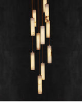 Niven Morrow Alabaster Chandelier, detail view 19