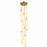 Niven Morrow Alabaster Chandelier, detail view 15