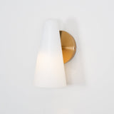 Clara Cove Glass Wall Light, detail view 4
