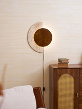 Vale Flint Travertine Wall Light, detail view 16
