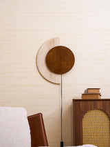 Vale Flint Travertine Wall Light, detail view 15