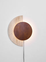 Vale Flint Travertine Wall Light, detail view 17